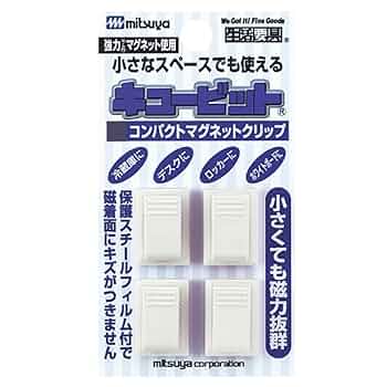 HUNTER×HUNTER マグネットクリップ　4個セット Amazon | ミツヤ マグネットクリップ キュービット 4個入 白 CB